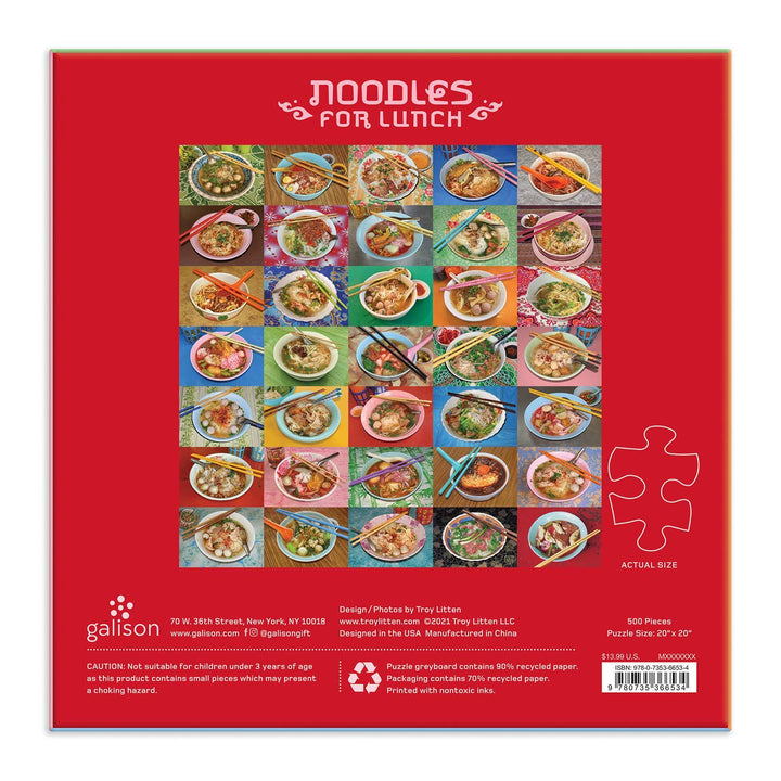 Chronicle Books - Noodles for Lunch 500 Piece Puzzle - Esme and Elodie