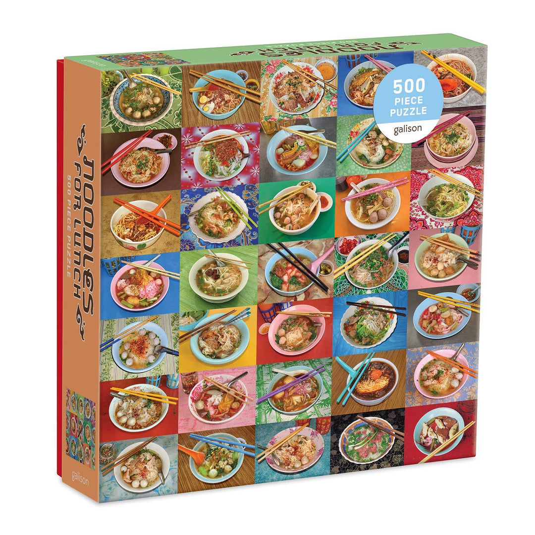 Chronicle Books - Noodles for Lunch 500 Piece Puzzle - Esme and Elodie