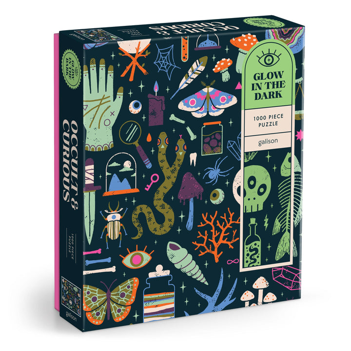 Chronicle Books - Occult and Curious 1000 Piece Glow in the Dark Puzzle - Esme and Elodie