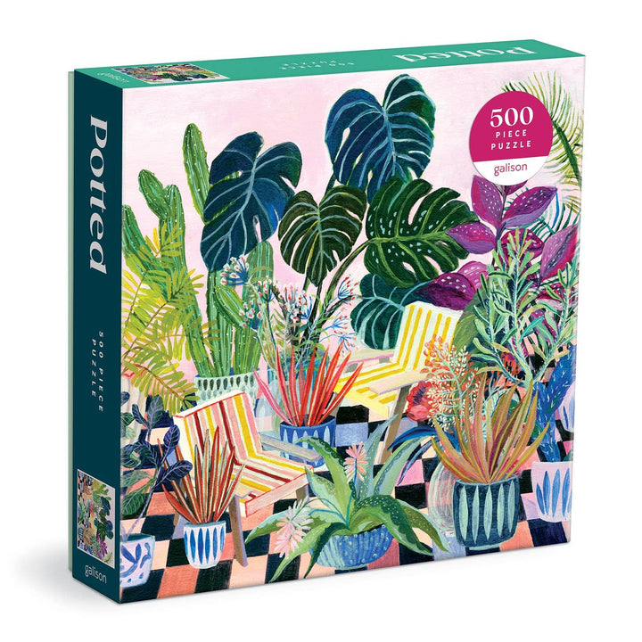 Chronicle Books - Potted 500 Piece Puzzle - Esme and Elodie