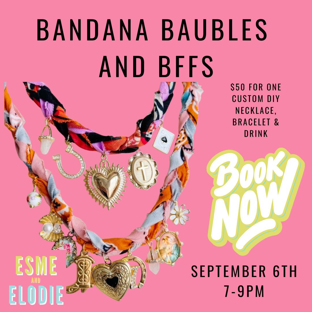 diy charm necklace event esme and elodie renton seattle