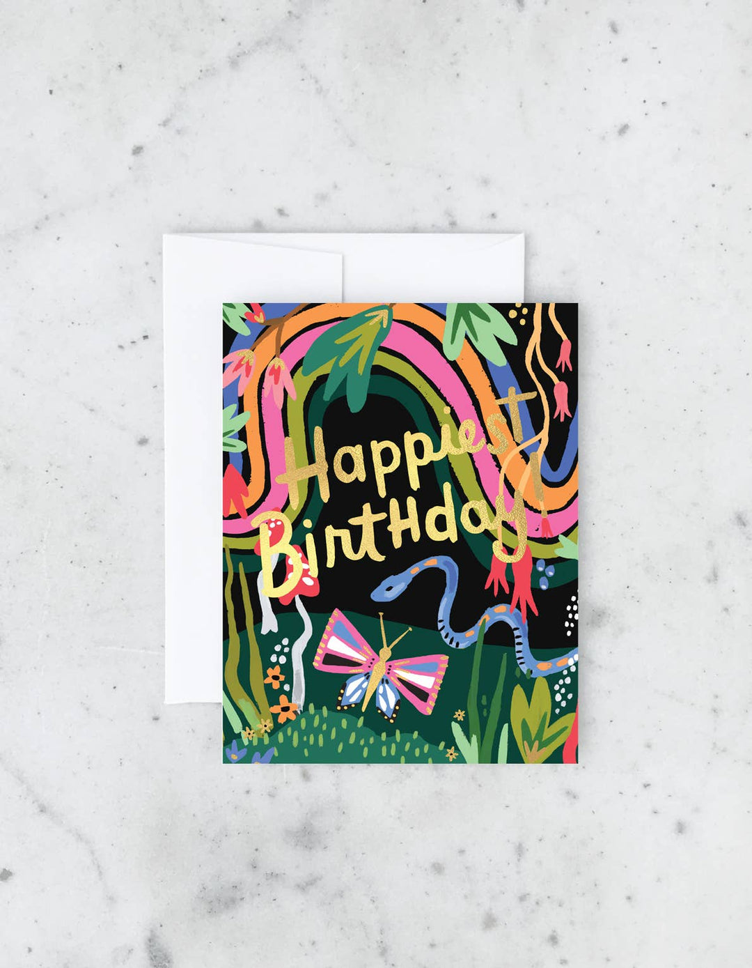 Idlewild Co. - Rainbow Garden Birthday Greeting Card