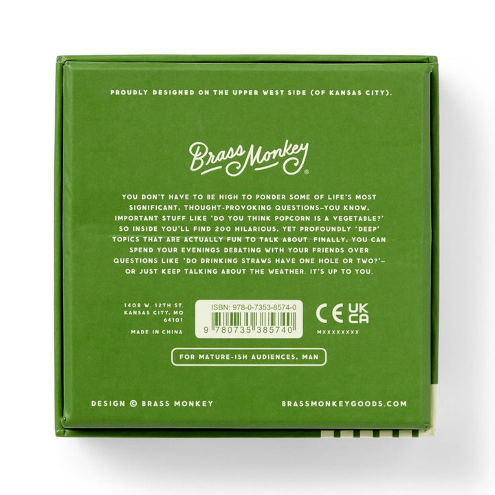 Chronicle Books - Brass Monkey Stoner Thoughts Conversation Starters