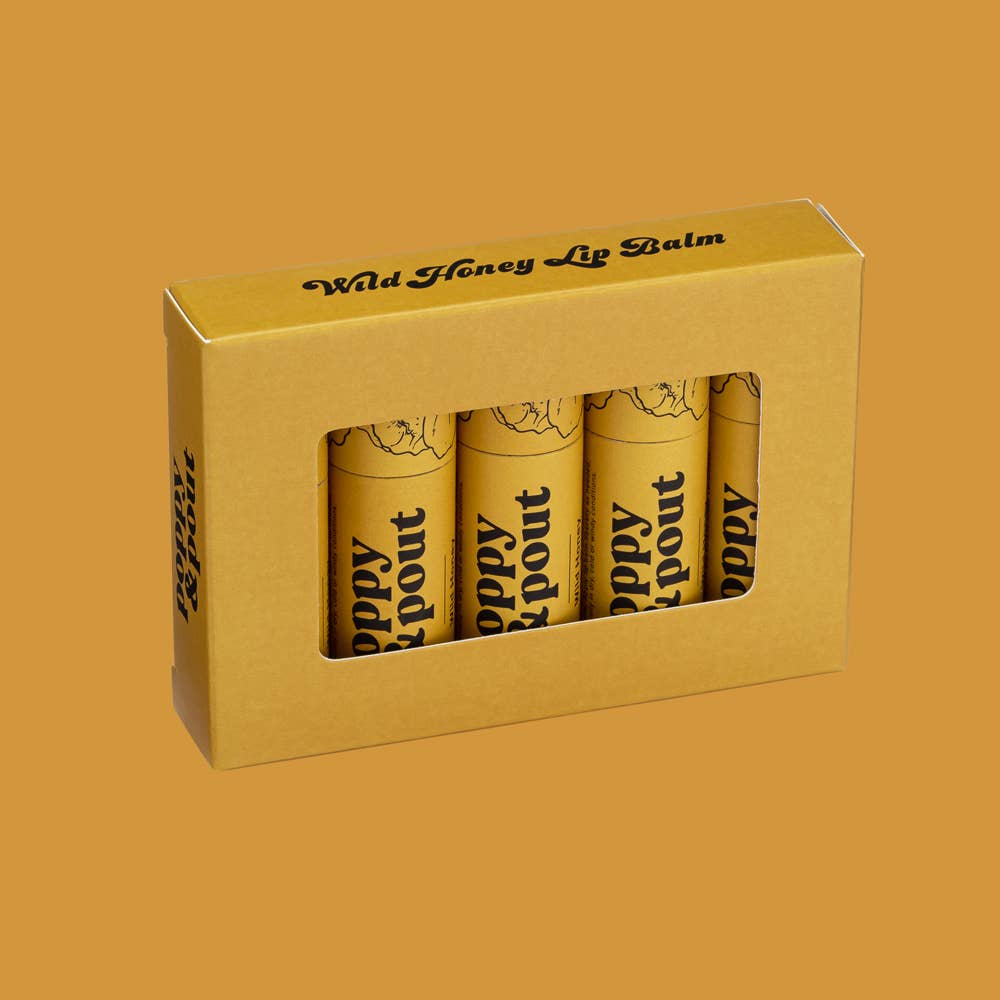 Poppy & Pout Lip Balm- Wild Honey