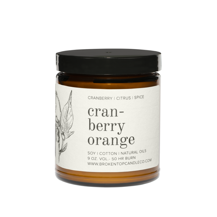 Broken Top Brands - Cranberry Orange Natural Soy Candle 9 oz