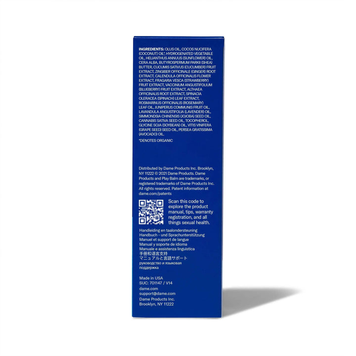Dame Play Balm Intimate Moisturizer for vaginal dryness- Menopause Remedy - Esme and Elodie
