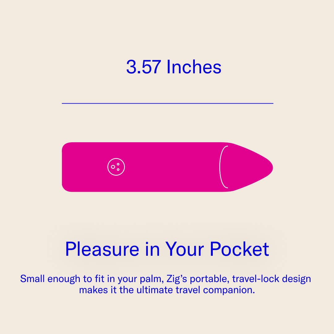 Dame Products - Zig, Lipstick Vibrator: Pink - Esme and Elodie