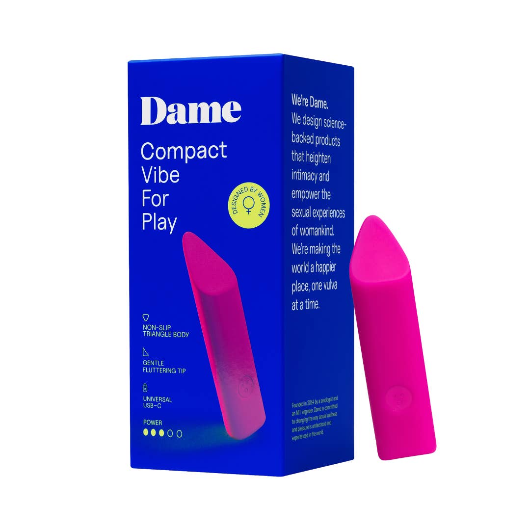 Dame Products - Zig, Lipstick Vibrator: Pink - Esme and Elodie