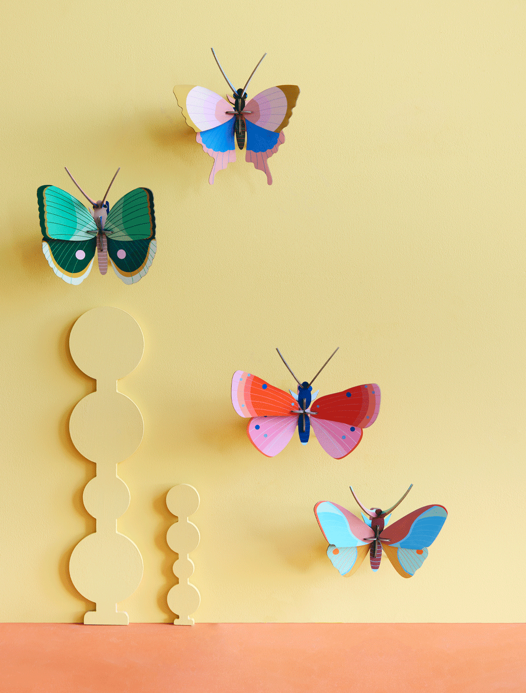 Studio Roof - 3D Wall Art - Butterfly - Fern Striped Butterfly