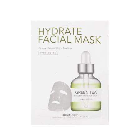 Dermal Shop Hydrate Facial Mask - Green Tea - Esme and Elodie