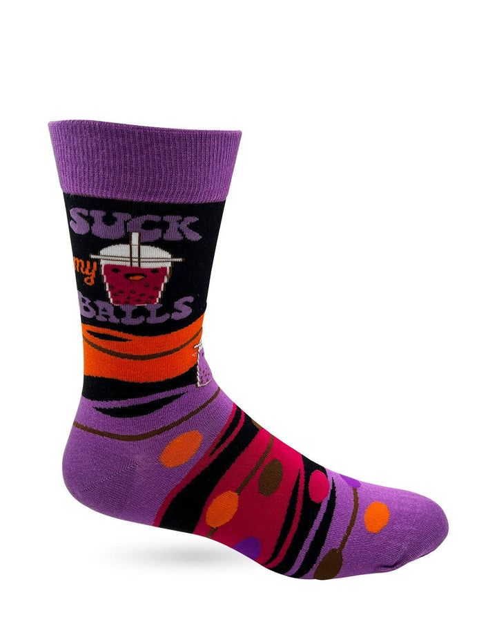 Suck My Balls Men's Novelty Crew Socks