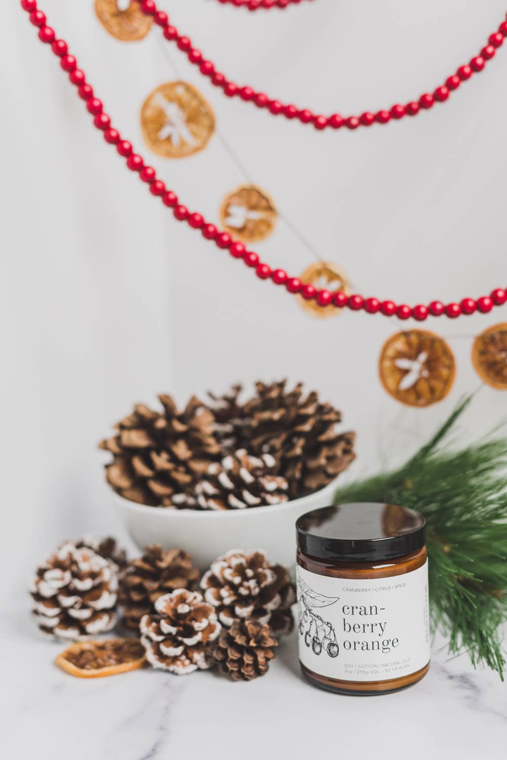 Broken Top Brands - Cranberry Orange Natural Soy Candle 9 oz