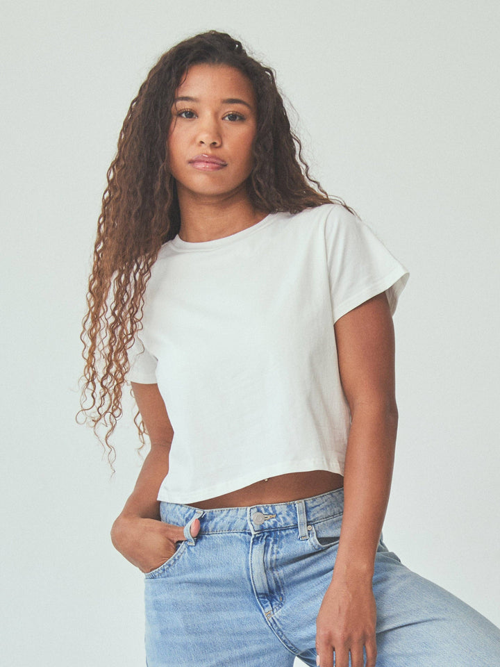Klassy - Cotton Tee Brami: Heathered White
