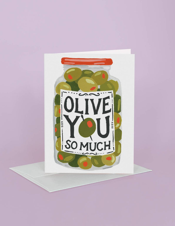 Idlewild Co. - Olive You Greeting Card