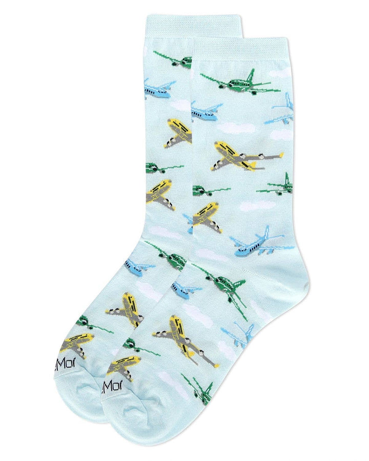Infinity Classics International Inc. - Airplanes Bamboo Crew: Light Blue / 9-11