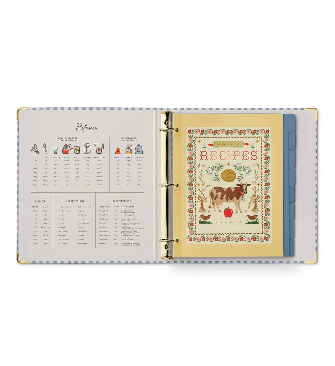 Rifle Paper Co. - Home Sweet Home Recipe Binder