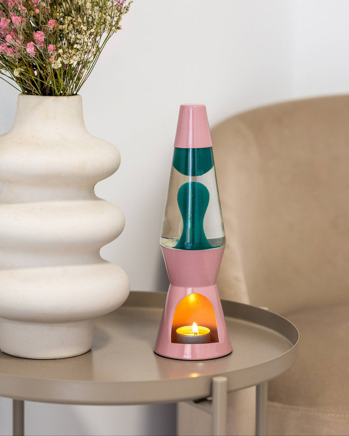 Fisura - Pink and Green Flow Lamp Candle