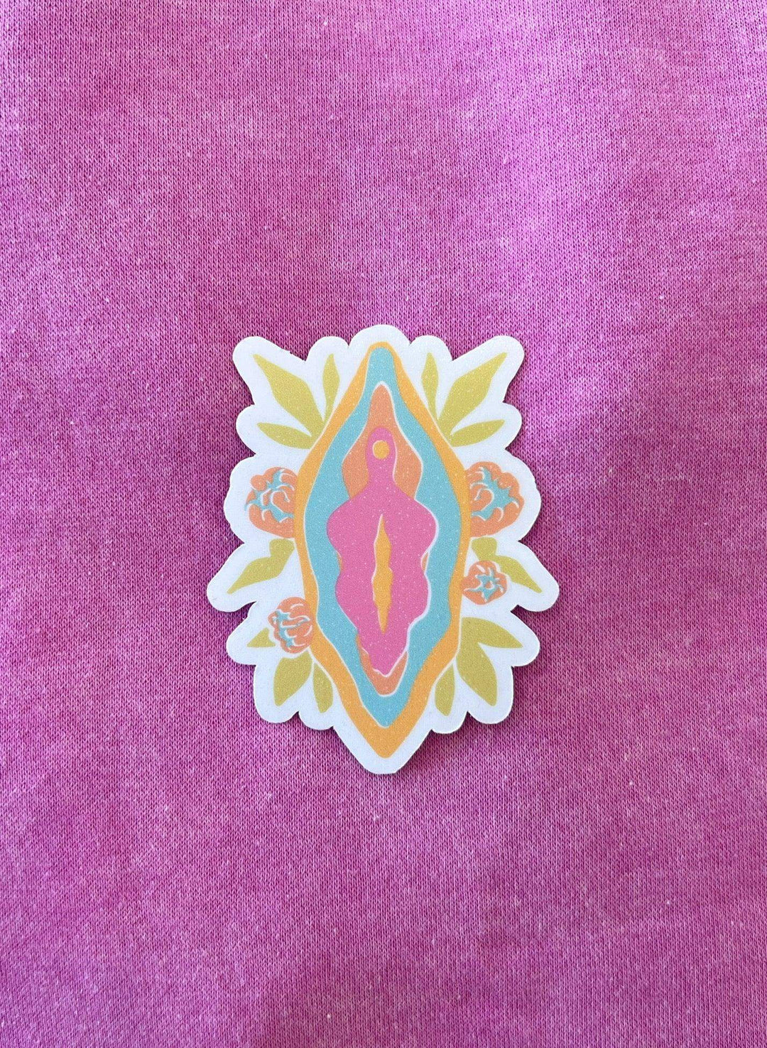 Esme & Elodie Floral Vagina Sticker - Esme and Elodie