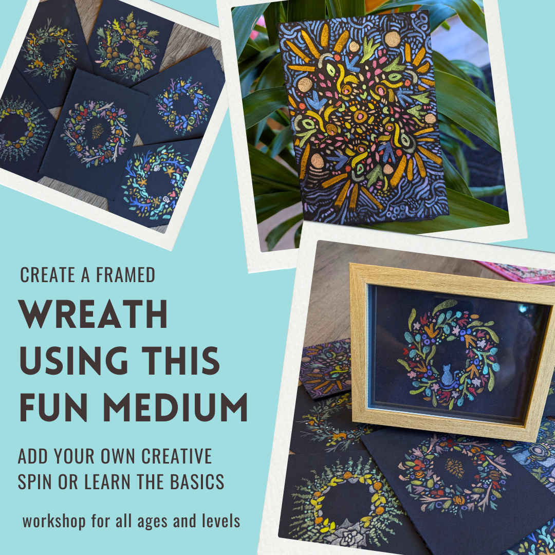 Metallic Watercolor Workshop- Fri September 26th 6:30-8:30PM