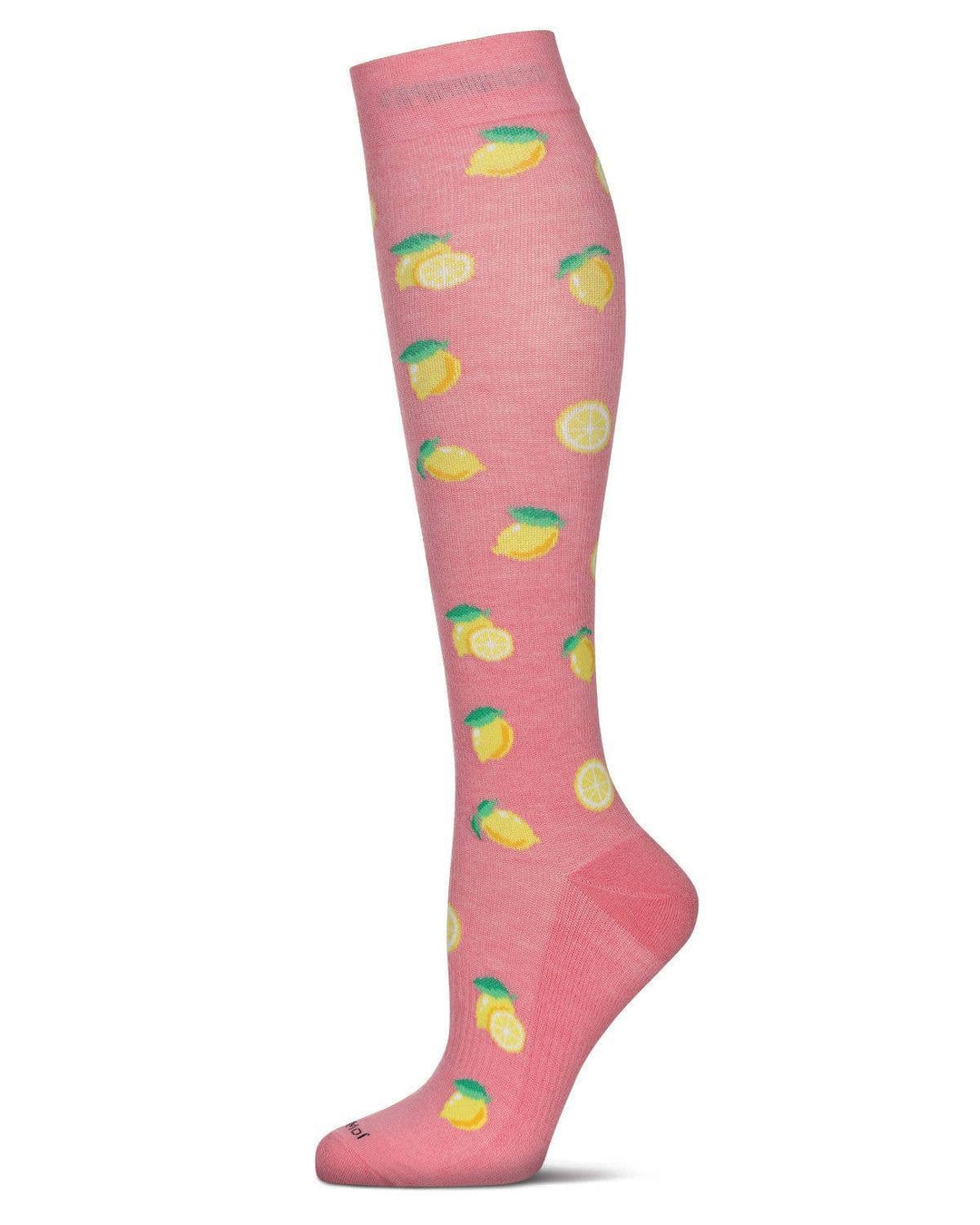 Infinity Classics International Inc. - Lemons Bamboo Compression Socks: Pink / 9-11