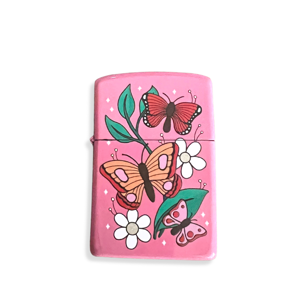 Naked Eye Studio - Sweet Butterflies Refillable Lighter