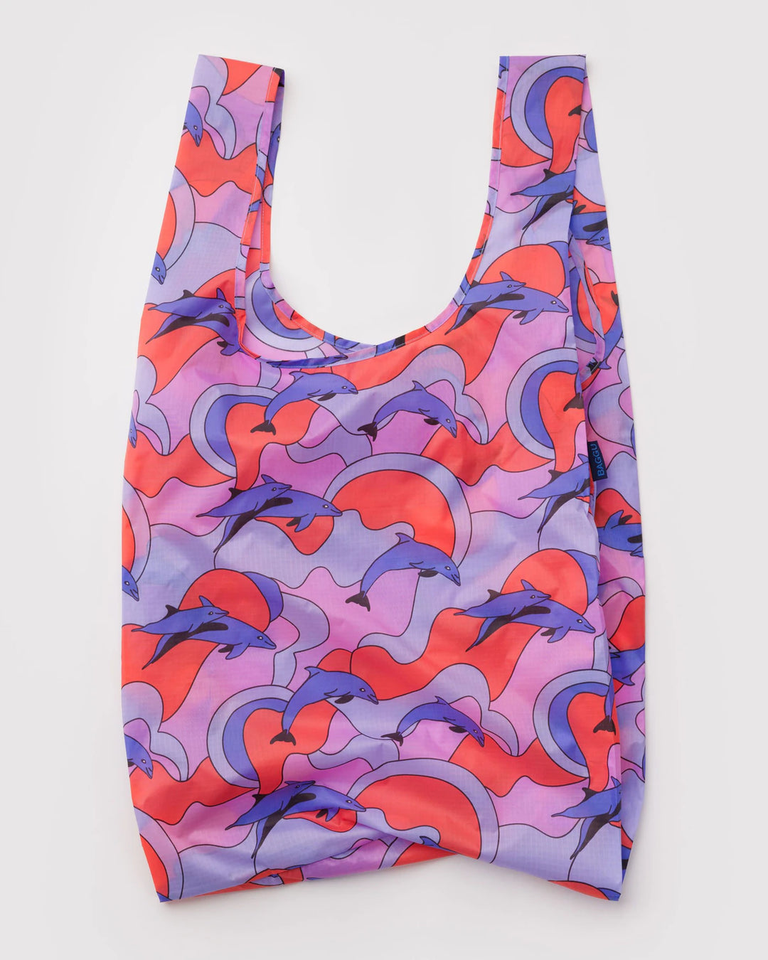 BAGGU- Big Reusable Shopping Bag Dolphins