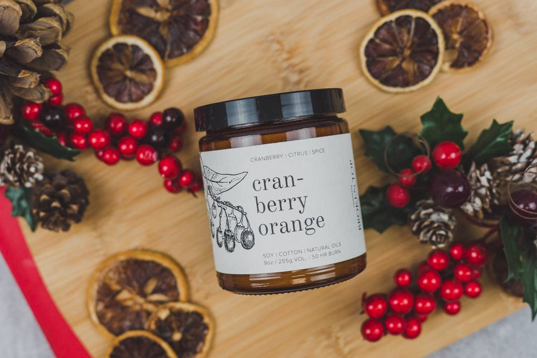 Broken Top Brands - Cranberry Orange Natural Soy Candle 9 oz