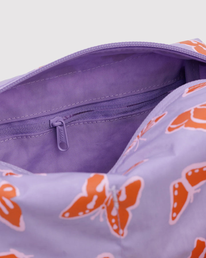 BAGGU- Dopp Kit Nylon Toiletry Bag in Butterflies