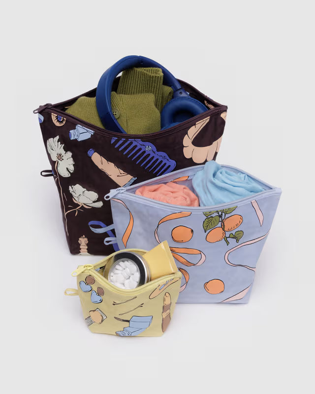 BAGGU- Go Pouch Set- Get Ready with Me