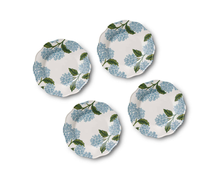 Rifle Paper Co. - Hydrangea Melamine Dessert Plates