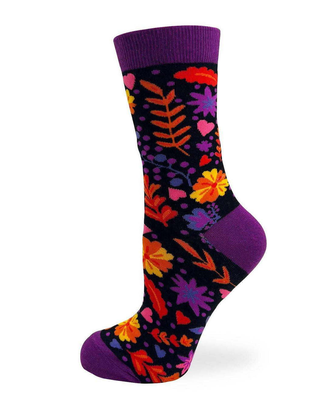 Fabdaz - Autumn Floral Women's Crew Socks - Esme and Elodie