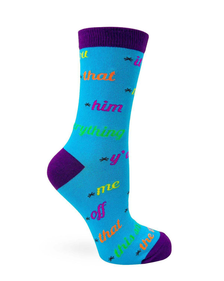 Fabdaz - F**k Everything Extremely Sassy Ladies' Novelty Crew Socks - Esme and Elodie