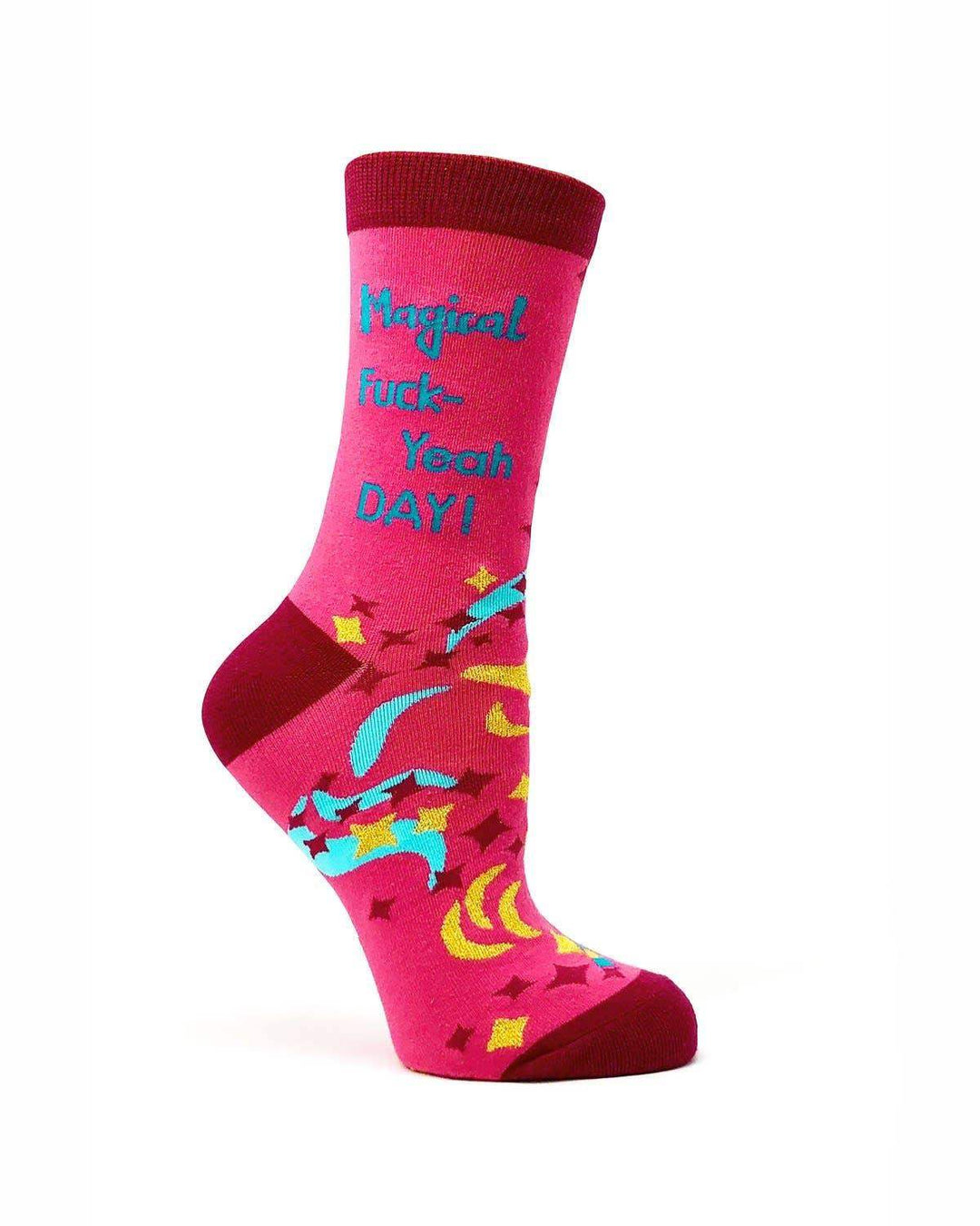 Fabdaz - Magical F**k-Yeah Day Women's Crew Socks - Esme and Elodie