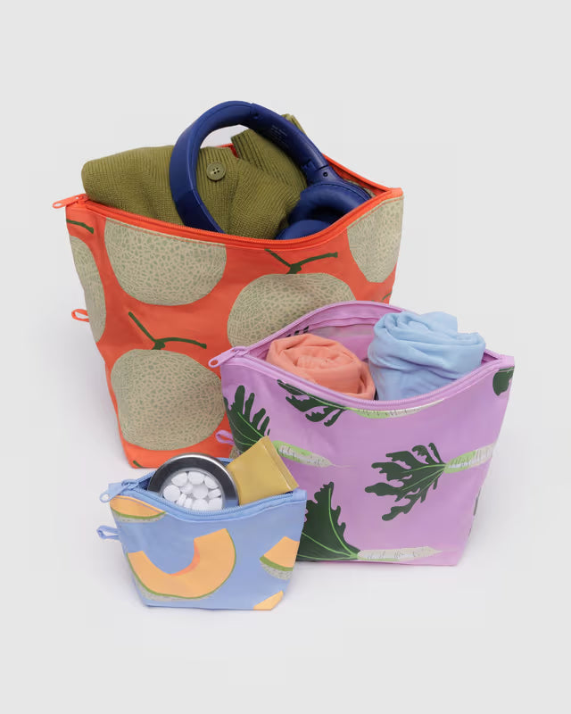 BAGGU- Go Pouch Set- Japanese Produce