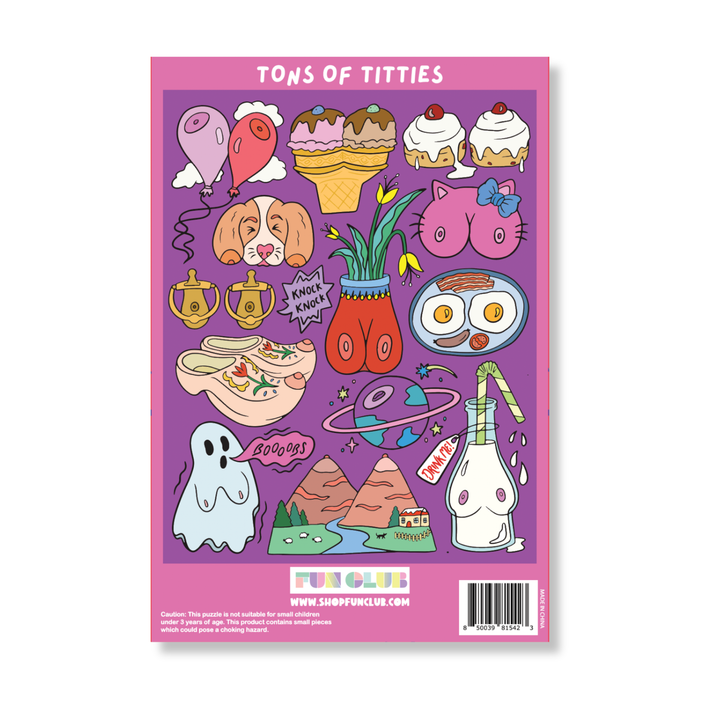 FUN CLUB - Boobs Puzzle (silly, funny, puzzle, kitsch)