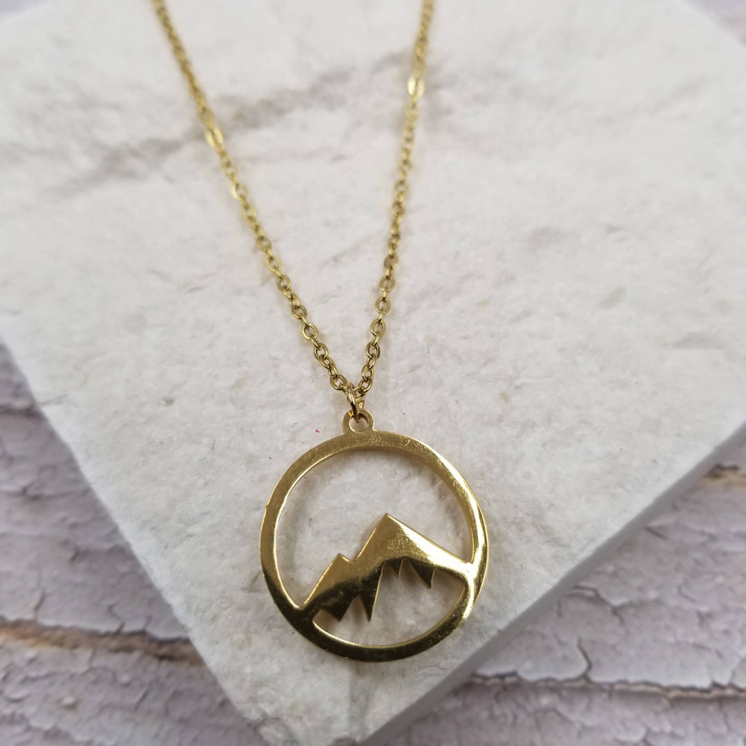 Round Peak Experience Necklace -Silver