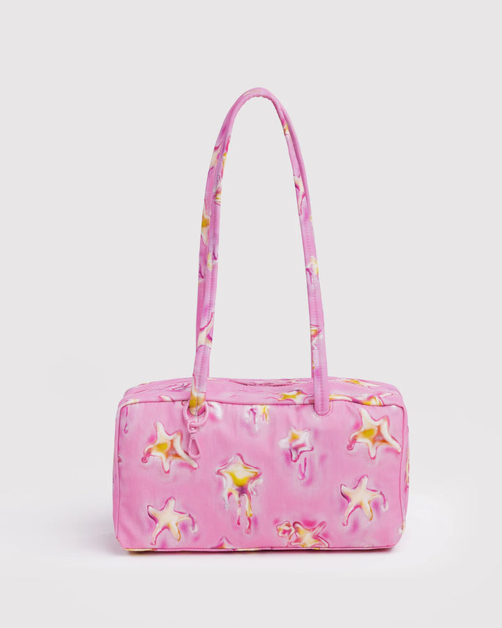 BAGGU- Nylon Bowler Bag Shoulder Purse- Dancing Star