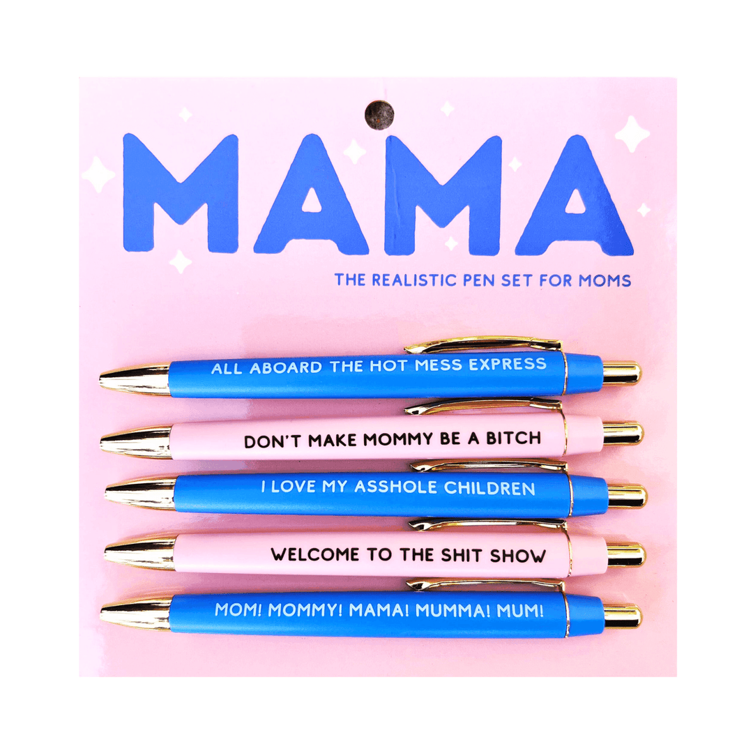 FUN CLUB - MAMA Pen Set (mothers day, gifts, pens, easter, spring) - Esme and Elodie