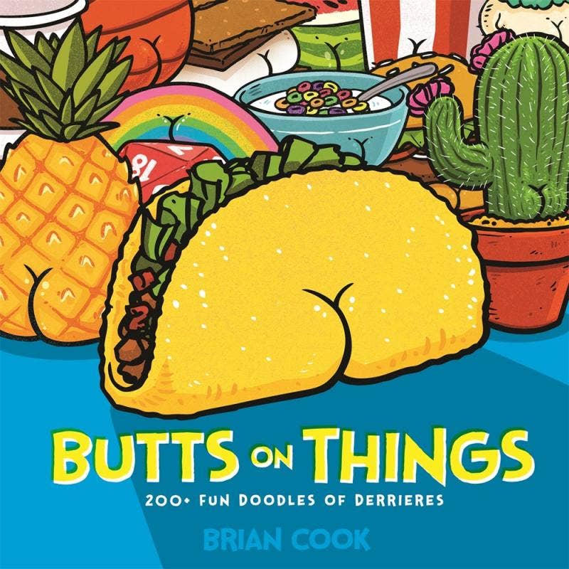 funny butts on things picture book