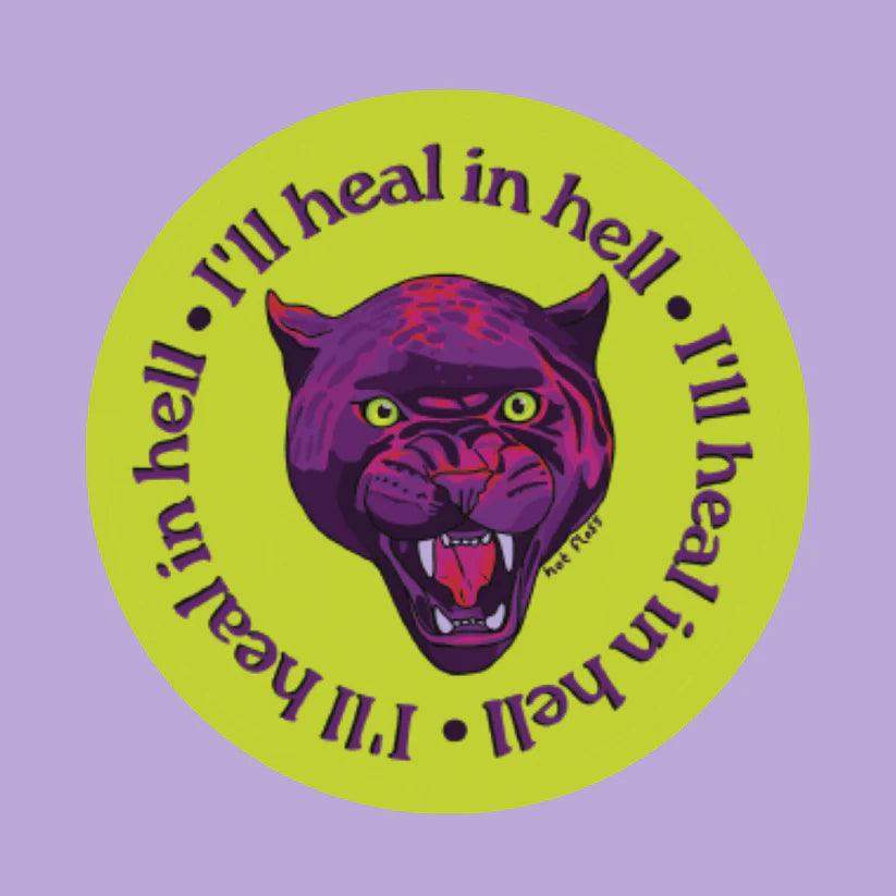 Galaxy Brain Design - Sticker - I'll Heal in Hell - Esme and Elodie