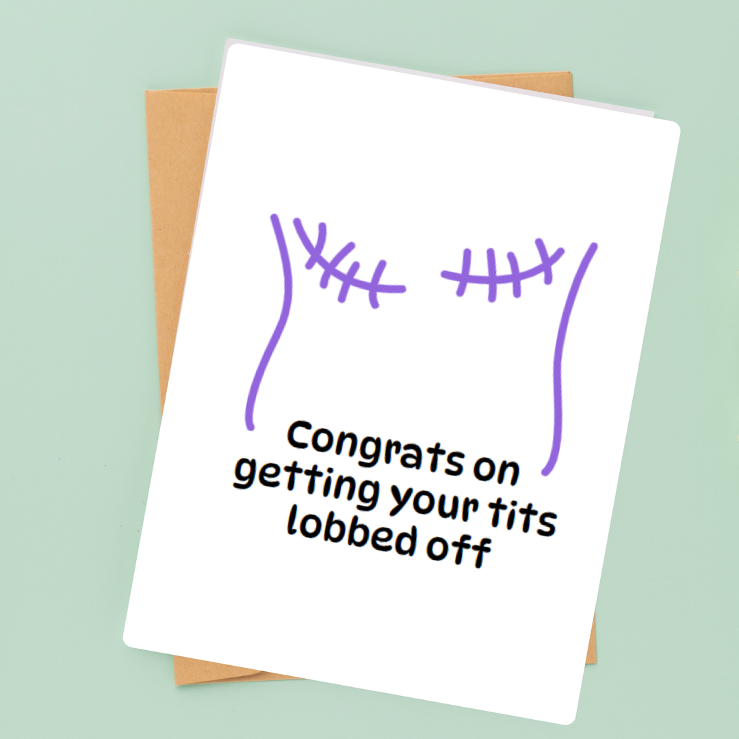 Hells Bells Co.- Congrats on getting your tits lobbed off - Esme and Elodie