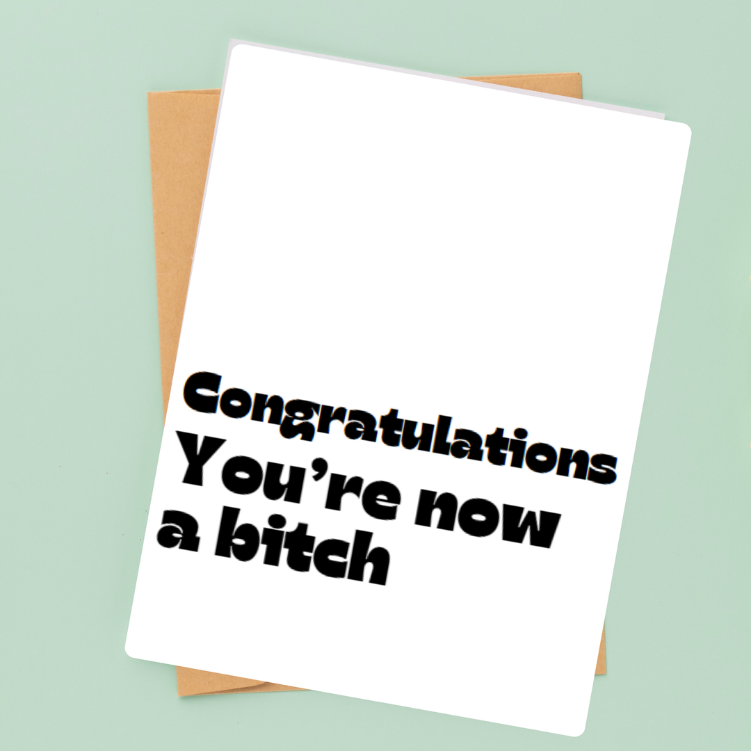 Hells Bells Co.- Congrats youre a bitch now - Esme and Elodie