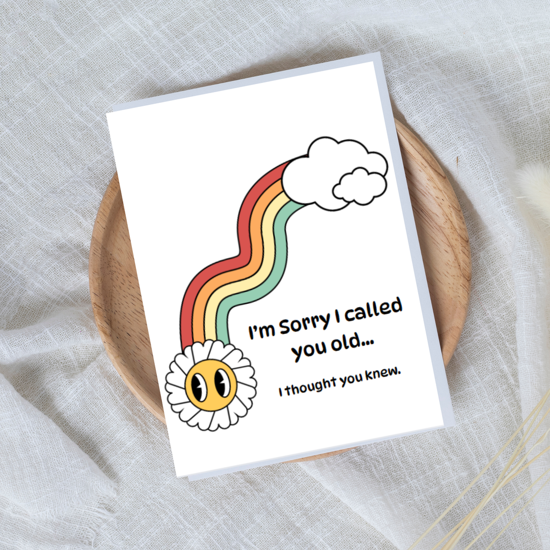 Hells Bells Co.- Happy Birthday Called you Old- Greeting Card - Esme and Elodie