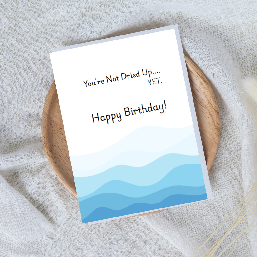 Hells Bells Co.- Happy Birthday Dried Up Greeting Card - Esme and Elodie