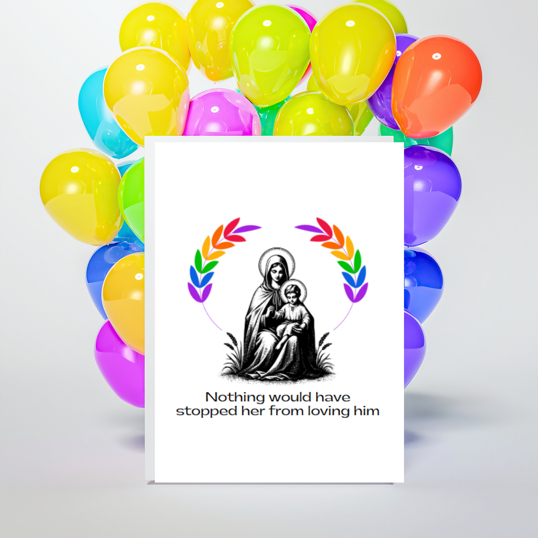 Hells Bells Co.- Mary would have loved Jesus Pride Anti-Religious Greeting Card - Esme and Elodie
