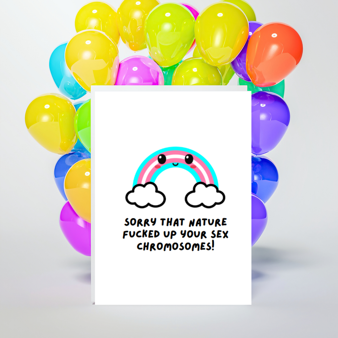 Hells Bells Co.- Sex Chromosome- Pride Greeting Card - Esme and Elodie