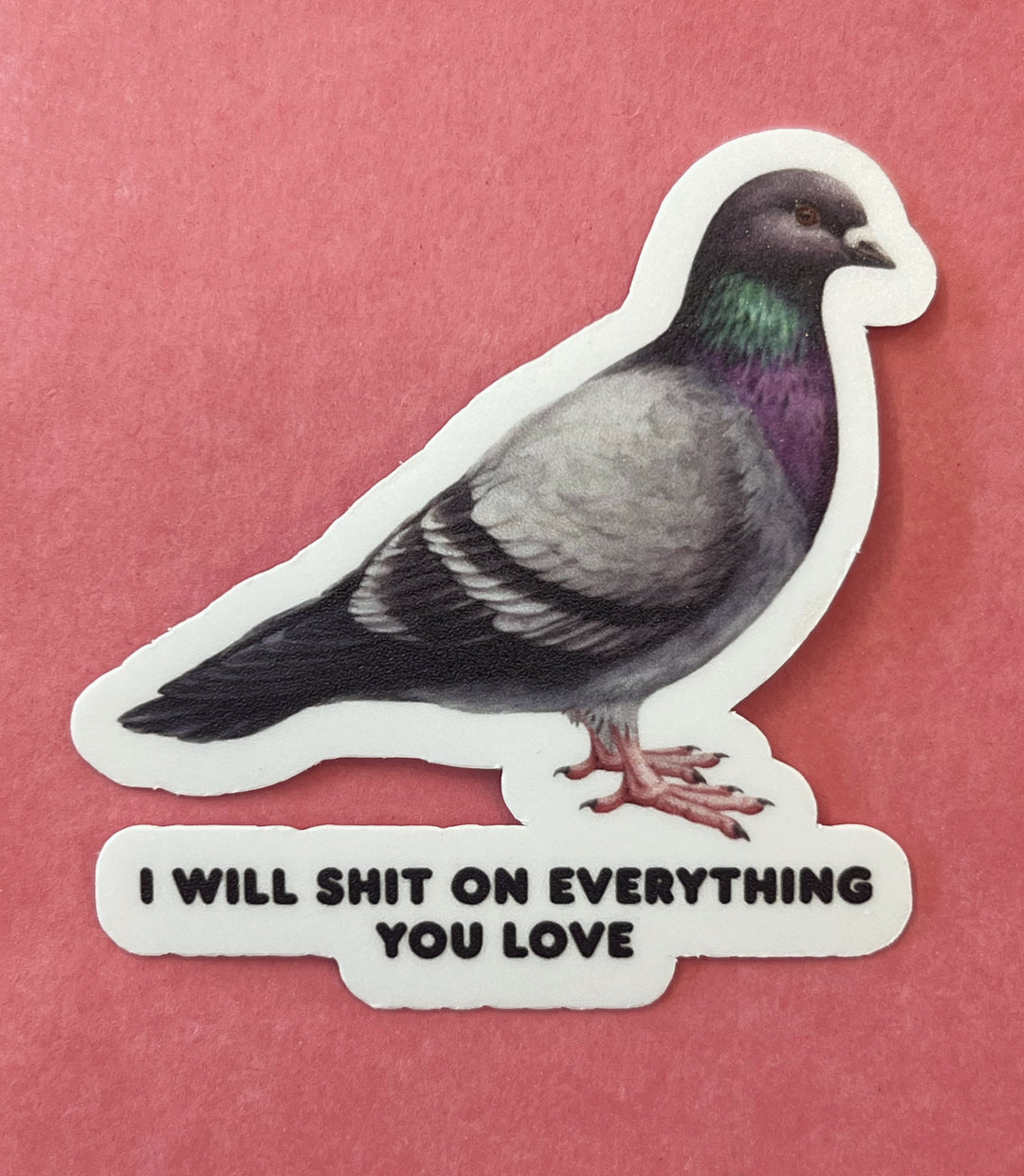 "I Will SHIT On Everything You Love" Sticker by Esme and Elodie - Esme and Elodie