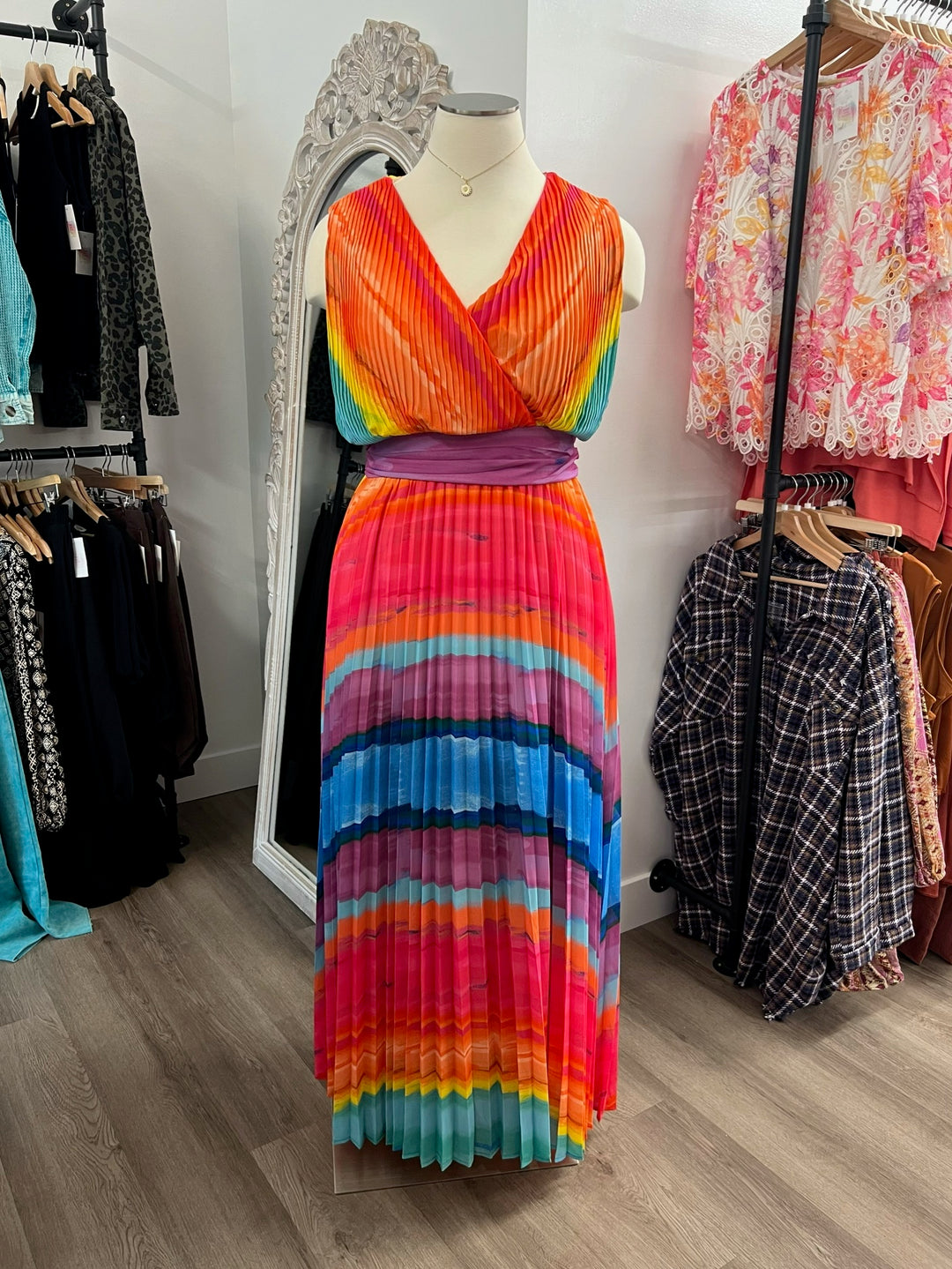 Womens Multicolored maxi dress