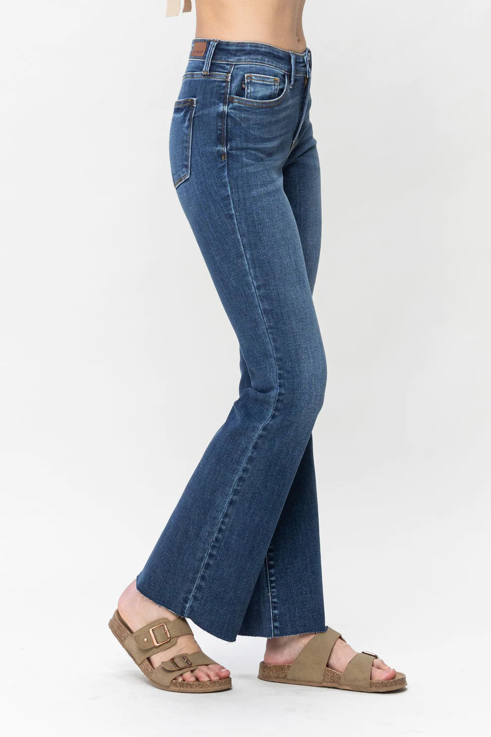 Judy Blue Contrast Mid Rise Bootcut