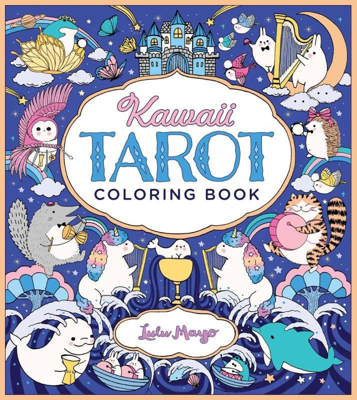 Microcosm Publishing & Distribution - Kawaii Tarot Coloring Book (Paperback) - Esme and Elodie